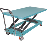 Table &eacute;l&eacute;vatrice robuste &agrave; ciseaux hydraulique, 63" lo x 31-7/8" la, Acier, Capacit&eacute; 1100 lb TGS INDUSTRIEL