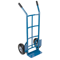 Heavy-Duty Hand Truck, Dual Handle, Steel, 46" Height, 800 lbs. Capacity TGS INDUSTRIEL