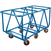 Flat Bed Lumber Cart, 60" x 30" x 33", 2500 lbs. Capacity TGS INDUSTRIEL
