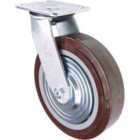 Caster, Swivel, 8" (203.2 mm), Polyurethane, 1000 lbs. (453.6 kg.) TGS INDUSTRIEL