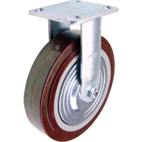 Caster, Rigid, 8" (203.2 mm), Polyurethane, 1000 lbs. (453.6 kg.) TGS INDUSTRIEL