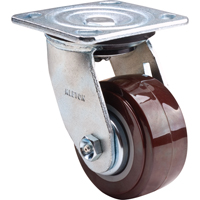 Caster, Swivel, 4" (101.6 mm), Polyurethane, 550 lbs. (249.5 kg.) TGS INDUSTRIEL