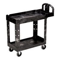 Chariot utilitaire robuste - 4500-88, 2 tiers, 17-1/8" x 33-1/4" x 39", Capacit&eacute; 500 lb TGS INDUSTRIEL