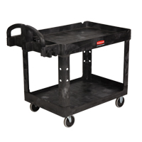Chariot utilitaire robuste - 4520-88, 2 tiers, 25-1/4" x 39" x 44", Capacit&eacute; 500 lb TGS INDUSTRIEL