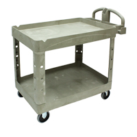 Chariot utilitaire robuste - 4520-88, 2 tiers, 25-1/4" x 39" x 44", Capacit&eacute; 500 lb TGS INDUSTRIEL