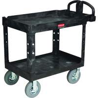 Chariot utilitaire robuste, 2 tiers, 25-1/4" x 37-1/8 x 36-3/8", Capacit&eacute; 500 lb TGS INDUSTRIEL