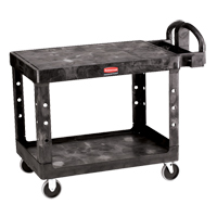 Chariot utilitaire robuste a/tablette plate - 4525-00, 2 tiers, 25-7/8" x 33-3/10" x 43-9/10", Capacit&eacute; 500 lb TGS INDUSTRIEL