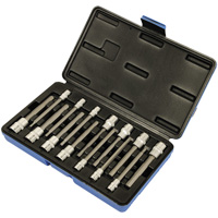 SAE/Metric Socket Set, Hex, 1/4"/3/8" Drive, 14 Pcs TGS INDUSTRIEL