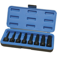 Metric Impact Socket Set, Hex, 1/2" Drive, 8 Pcs TGS INDUSTRIEL