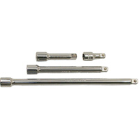 Extension Bar Set, 3/8" Drive, Chrome Finish, 4 Pcs TGS INDUSTRIEL