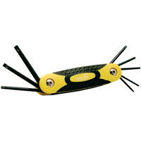 Jeu de cl&eacute;s pliables, 8 mcx, Torx TGS INDUSTRIEL