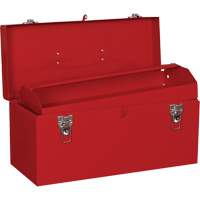 Heavy-Duty Tool Box, 8-1/2" D x 20" W x 9-1/2" H, Red TGS INDUSTRIEL