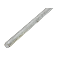 Tige filet&eacute;e, 1/4"-20, 36" lo, Galvanis&eacute;, Grade Calibre 2 TGS INDUSTRIEL