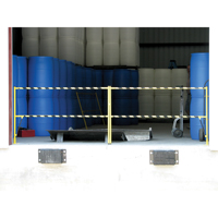 Barri&egrave;re &agrave; bascule de s&eacute;curit&eacute;, Simple, 6' lo x 42-5/8" h d&eacute;ploy&eacute; TGS INDUSTRIEL