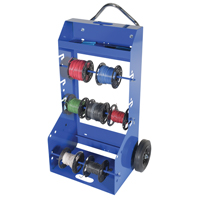 Chariot portatif pour mat&eacute;riaux bobin&eacute;s, Acier, 4 Montants, 29" la x 47-5/16" h x 21-7/8" p, Capacit&eacute; de 300 lb TGS INDUSTRIEL