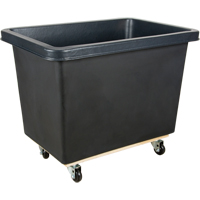 Tapered Wall Box Truck, Polyethylene, 37" L x 26" W x 30" H, 9 cu. ft. Volume, 500 lbs. Capacity TGS INDUSTRIEL