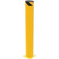 Safety Bollard, Steel, 48" H x 6.5" W, Yellow TGS INDUSTRIEL