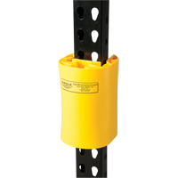 Butoir en poly pour rayonnage, 5" la x 6" lo x 8" h, Jaune TGS INDUSTRIEL