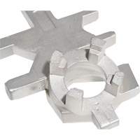 Cl&eacute; pour baril, Ouverture de 3/4"/2", Poign&eacute;e 9-1/2", Acier inoxydable TGS INDUSTRIEL