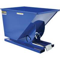 Conteneur autobasculeur, Acier, 1 vg³, Bleu TGS INDUSTRIEL