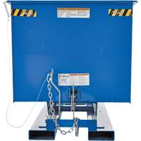Conteneur autobasculeur, Acier, 1 vg³, Bleu TGS INDUSTRIEL