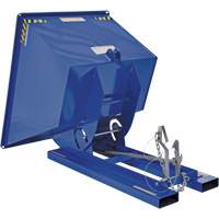 Conteneur autobasculeur, Acier, 1 vg³, Bleu TGS INDUSTRIEL