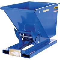Conteneur autobasculeur, Acier, 1/2 vg³, Bleu TGS INDUSTRIEL