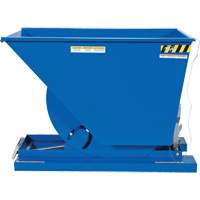 Conteneur autobasculeur, Acier, 3/4 vg³, Bleu TGS INDUSTRIEL