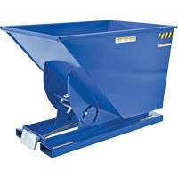 Conteneur autobasculeur, Acier, 1 vg³, Bleu TGS INDUSTRIEL