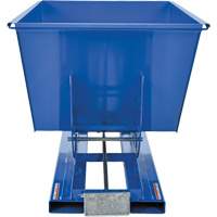 Conteneur autobasculeur, Acier, 1 vg³, Bleu TGS INDUSTRIEL