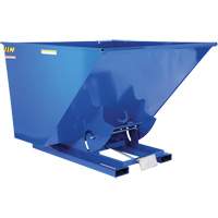 Conteneur autobasculeur, Acier, 2-1/2 vg³, Bleu TGS INDUSTRIEL
