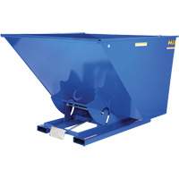 Conteneur autobasculeur, Acier, 2-1/2 vg³, Bleu TGS INDUSTRIEL