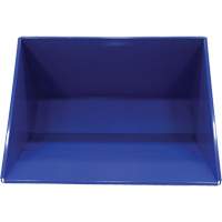 Conteneur autobasculeur, Acier, 3 vg³, Bleu TGS INDUSTRIEL