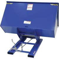 Conteneur autobasculeur, Acier, 3 vg³, Bleu TGS INDUSTRIEL