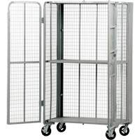 FST Series Folding Security Truck, 1 Tiers, 27" L x 45" W x 77" H, 2000 lbs. Cap. TGS INDUSTRIEL