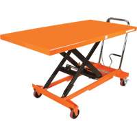Hydraulic Scissor Lift Table, 63" L x 31-1/2" W, Steel, 1100 lbs. Capacity TGS INDUSTRIEL
