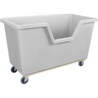 Easy Access Box Truck, Polyethylene, 63" L x 34-1/4" W x 38-1/2" H, 24 cu. ft. Volume, 1200 lbs. Capacity TGS INDUSTRIEL