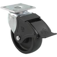Roulette Emaxx RollX, Pivotant avec frein, 5" (127 mm), Nylon, 1200 lb (544,3 kg) TGS INDUSTRIEL
