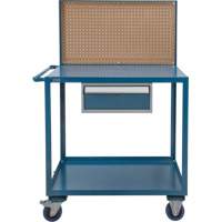 Chariot de service mobile, 2 Tiers, 24" la x 57" h x 40" p, Capacit&eacute; 1200 lb TGS INDUSTRIEL