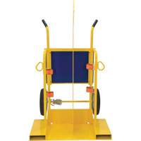 Welding Cylinder Torch Cart, Foam-Filled Wheels, 24" W x 19-1/2" L Base, 500 lbs. TGS INDUSTRIEL