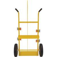 Welding Cylinder Torch Cart, Foam-Filled Wheels, 23-13/16" W x 22-13/16" L Base, 500 lbs. TGS INDUSTRIEL