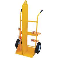 Welding Cylinder Torch Cart, Foam-Filled Wheels, 23-1/8" W x 22-13/16" L Base, 500 lbs. TGS INDUSTRIEL