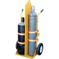 Welding Cylinder Torch Cart, Foam-Filled Wheels, 23-1/8" W x 22-13/16" L Base, 500 lbs. TGS INDUSTRIEL