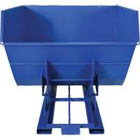 Conteneur autobasculeur, Acier, 4 vg³, Bleu TGS INDUSTRIEL
