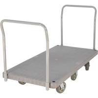 Chariot &agrave; plateforme en plastique robuste, 60" lo x 30" la, 3000 lb cap, Roues Polyur&eacute;thane TGS INDUSTRIEL