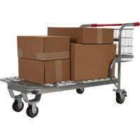 Chariot en treillis emboîtable, Acier, 28-3/4" x 37-1/16" x 59-5/8", Capacit&eacute; 275 lb TGS INDUSTRIEL