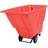 Tilt Truck, Polyethylene, 0.5 cu. yd., 450 lbs. Load Capacity TGS INDUSTRIEL