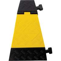 Protecteur de c&acirc;ble tourne-&agrave;-gauche robuste Powerhouse, 3 canaux, 12" lo x 19,75" la x 3" h TGS INDUSTRIEL