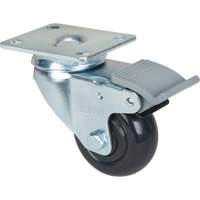 Roulette, Pivotant avec frein, 3" (76,2 mm), Polyol&eacute;fine, 250 lb (113,4 kg) TGS INDUSTRIEL
