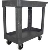 Utility Service Cart, 2 Tiers, 16-1/2" x 32-1/2" x 34-1/2", 550 lbs. Capacity TGS INDUSTRIEL